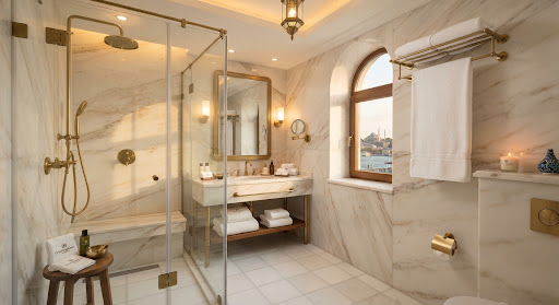 Mermer banyo ve jakuzi